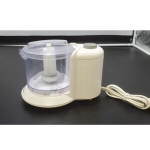 Black & Decker One-Touch Chopper HC21K Mini Food Processor 1.5 Cup **TESTED**